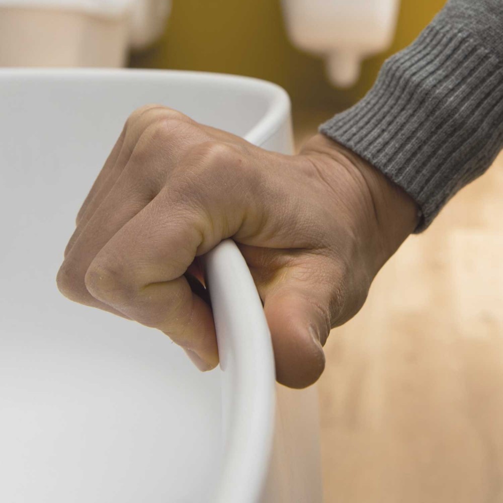 EVLACOR Подвесная раковина настенная прямоугольная EVER Life Design Bounce белая - Вид №8