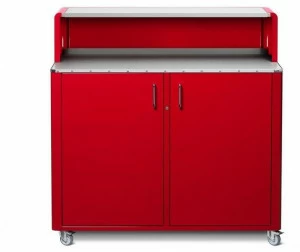 müller möbelfabrikation Барный шкаф стальной на колесиках Classic line