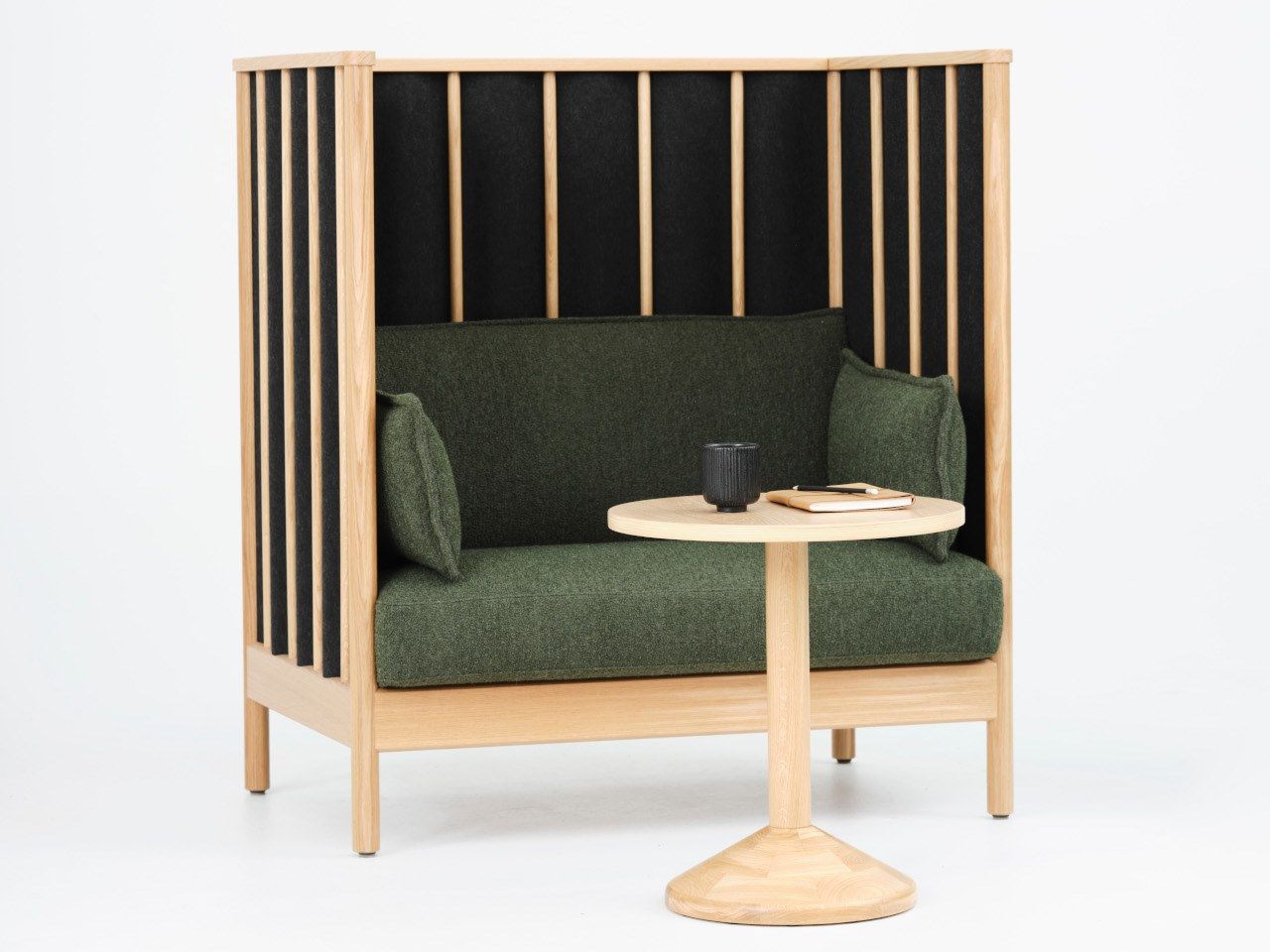 Деревянное кресло с высокой спинкой Karl Andersson Ondulé ARCH-00079065 - Вид №4