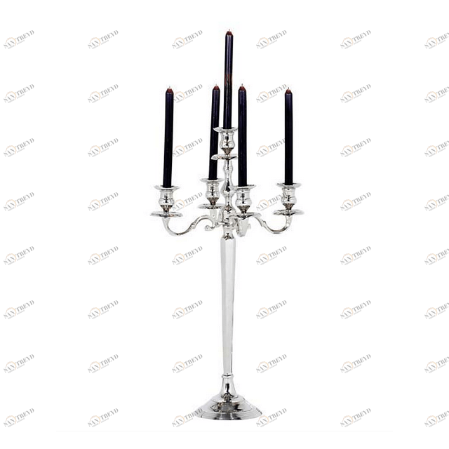 Подсвечник металлический серебристый на 5 свечей Amarillo от Eichholtz EICHHOLTZ EICHHOLTZ 060304 Серебро 