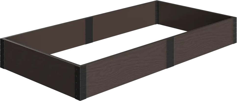 Грядка Holzhof с 3D тиснением 300x100x22.5 см венге для эстетичного огорода 89357040