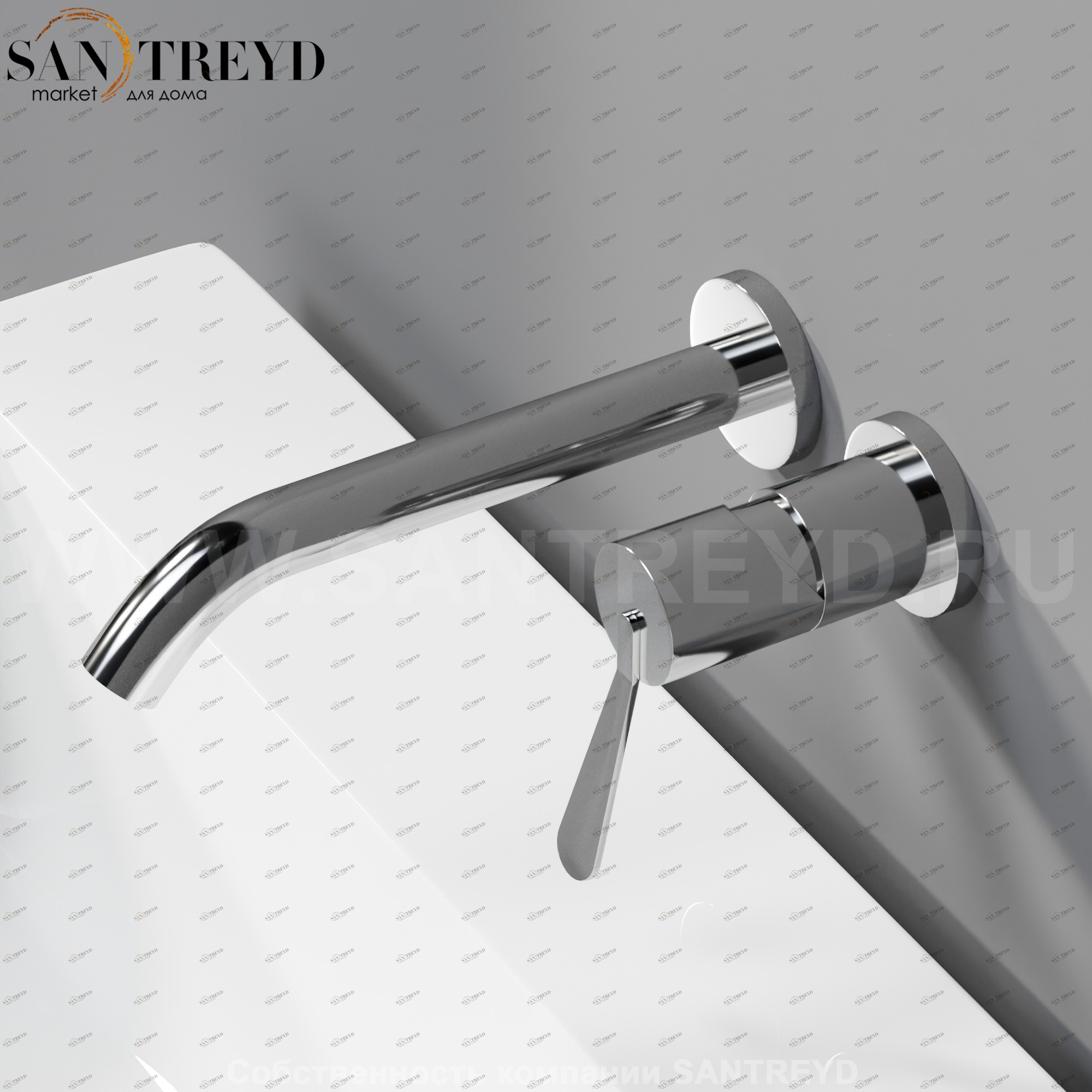 Встроенный смеситель AFEZ012S FEZ 2 хромированный Agape