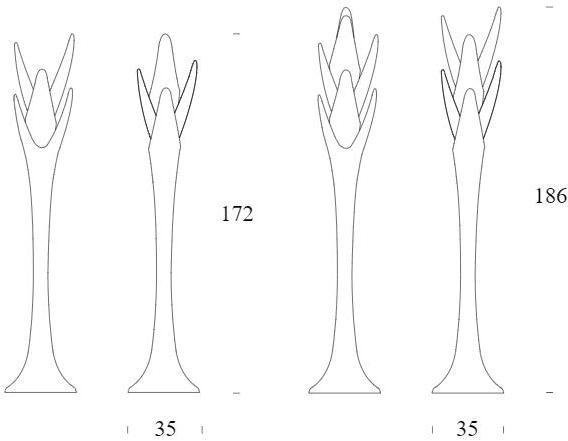 Tonin Casa Вешалка из полиэтилена sun-id-1372619 - Вид №1
