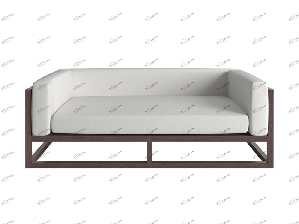 Уличный диван белый Palermo FURNITERA PALERMO 120372 Белый;коричневый 