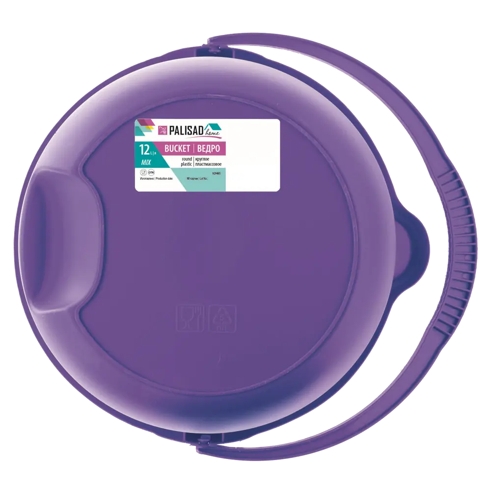 Ведро круглое Palisad 12 л пластик Santreyd STLM-2038601 - Вид №1