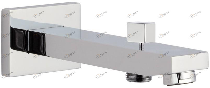 Remer Rubinetterie Настенный хромированный излив для ванны Qubika 91qd