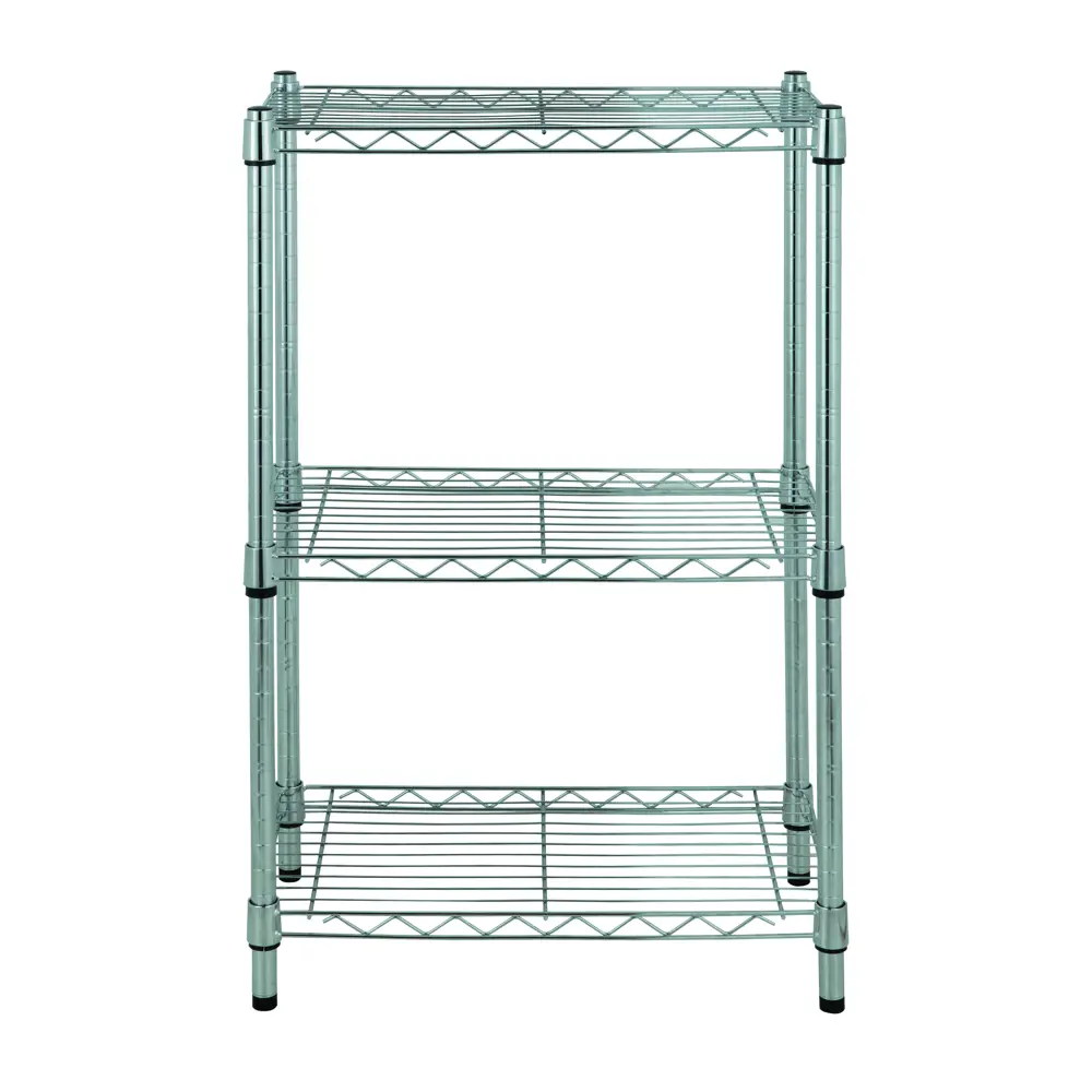 Стеллаж металлический 3 полки 60x35x90 см нагрузка на полку 150 кг SPACEO STLM-2087472 - Вид №1