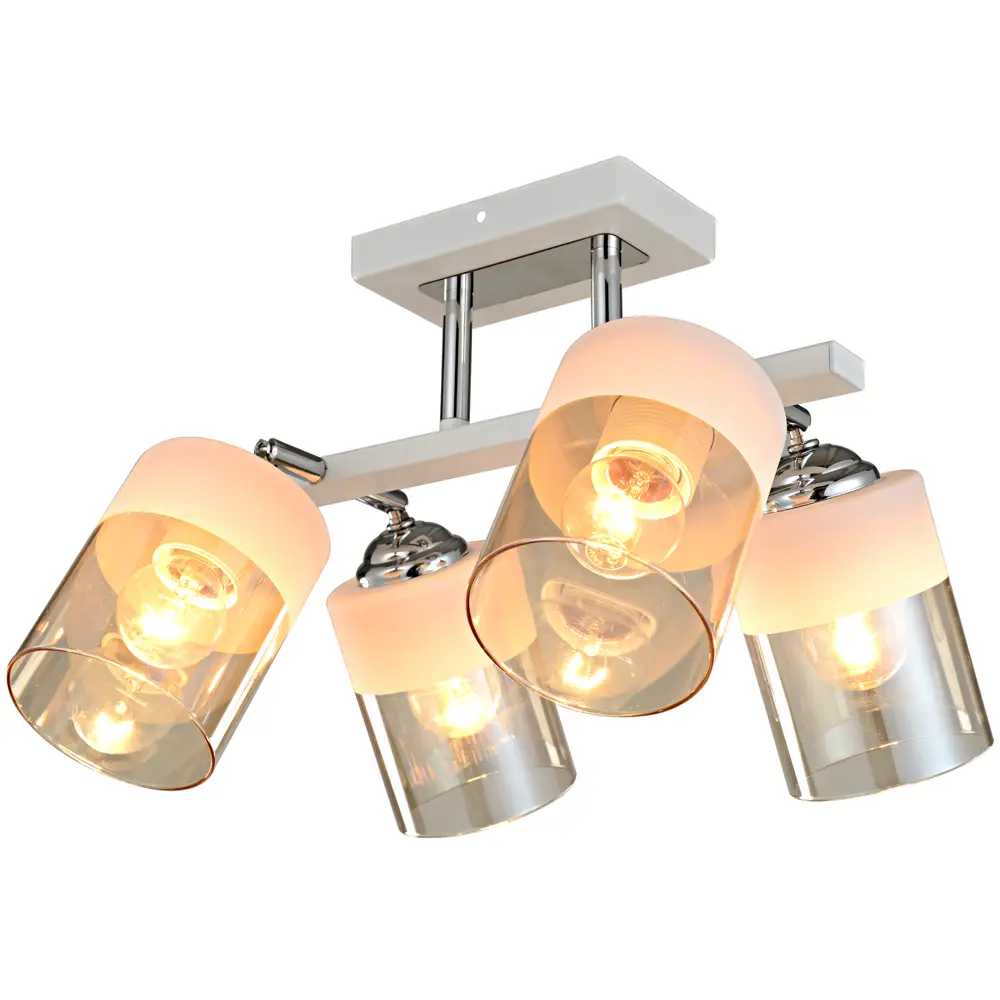 Люстра потолочная KREAFORTA Vereya 4 ламп цвет белый STLM-2058496 - Вид №5