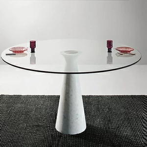 СТОЛ ОБЕДЕННЫЙ СТЕКЛЯННЫЙ LEAF 120Х76 СМ