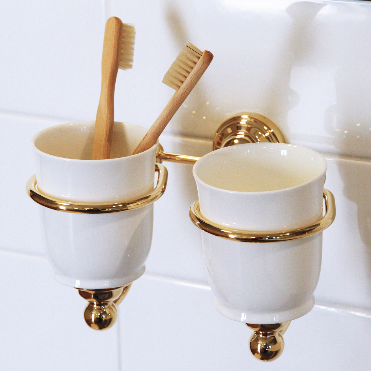 Traditional bathrooms Стакан для зубных щеток из фарфора P&R Pr6926.ag  - Вид №1