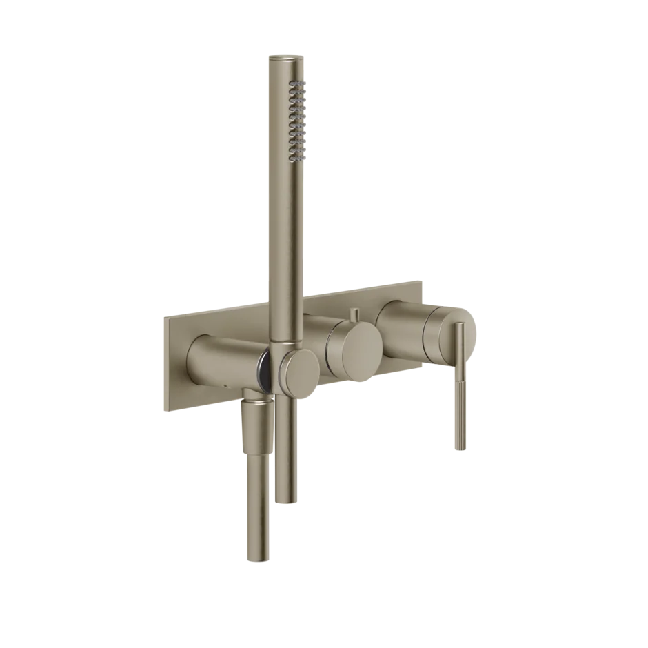 Смеситель для душа 63543 149 Gessi Ingranaggio МАТОВЫЙ НИКЕЛЬ FINOX 63543149