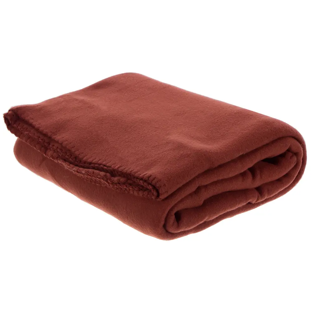 Плед 140х200 см флис цвет шоколадный Santreyd STLM-2043648