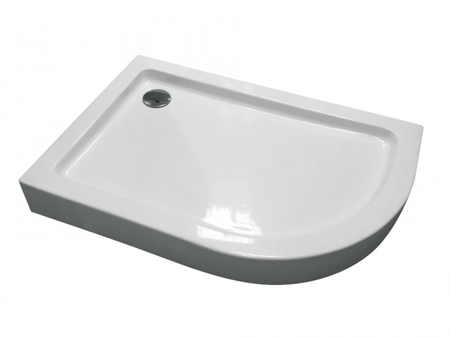 W54T-302L120W64 Twin Slide 120. Поддон для душ.уголка левосторонний 120x80 белый акрил AM.PM Orange  - Вид №2