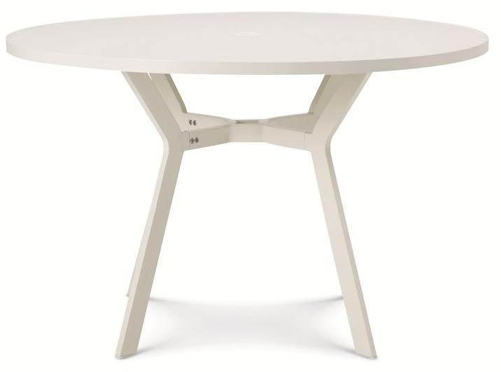 Ethimo Круглый садовый стол из алюминия Ocean Octt__0t - Вид №1