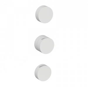 90905001 PREMIUM Белая Термостатический 2/3 внутренних путей вертикальные фиктивный Белый GRB MIXERS