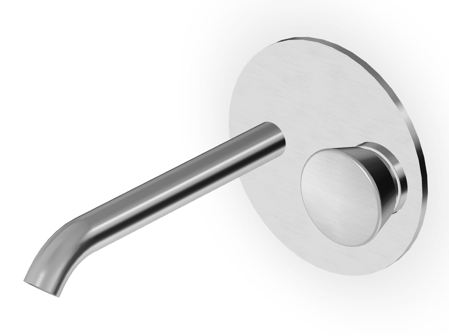 Смеситель для раковины из нержавеющей стали с аэратором Zucchetti Sablier ARCH-00046174 - Вид №1