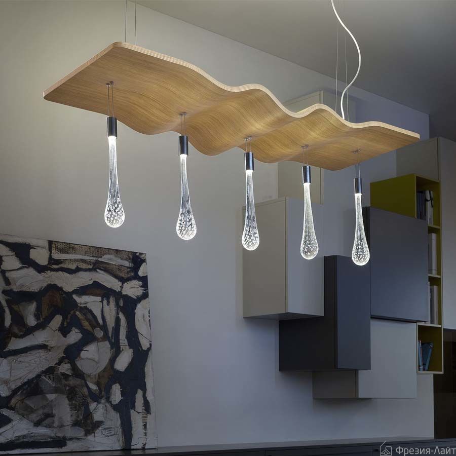 Masiero RIPPLE S W01 natural люстра подвесная 109597