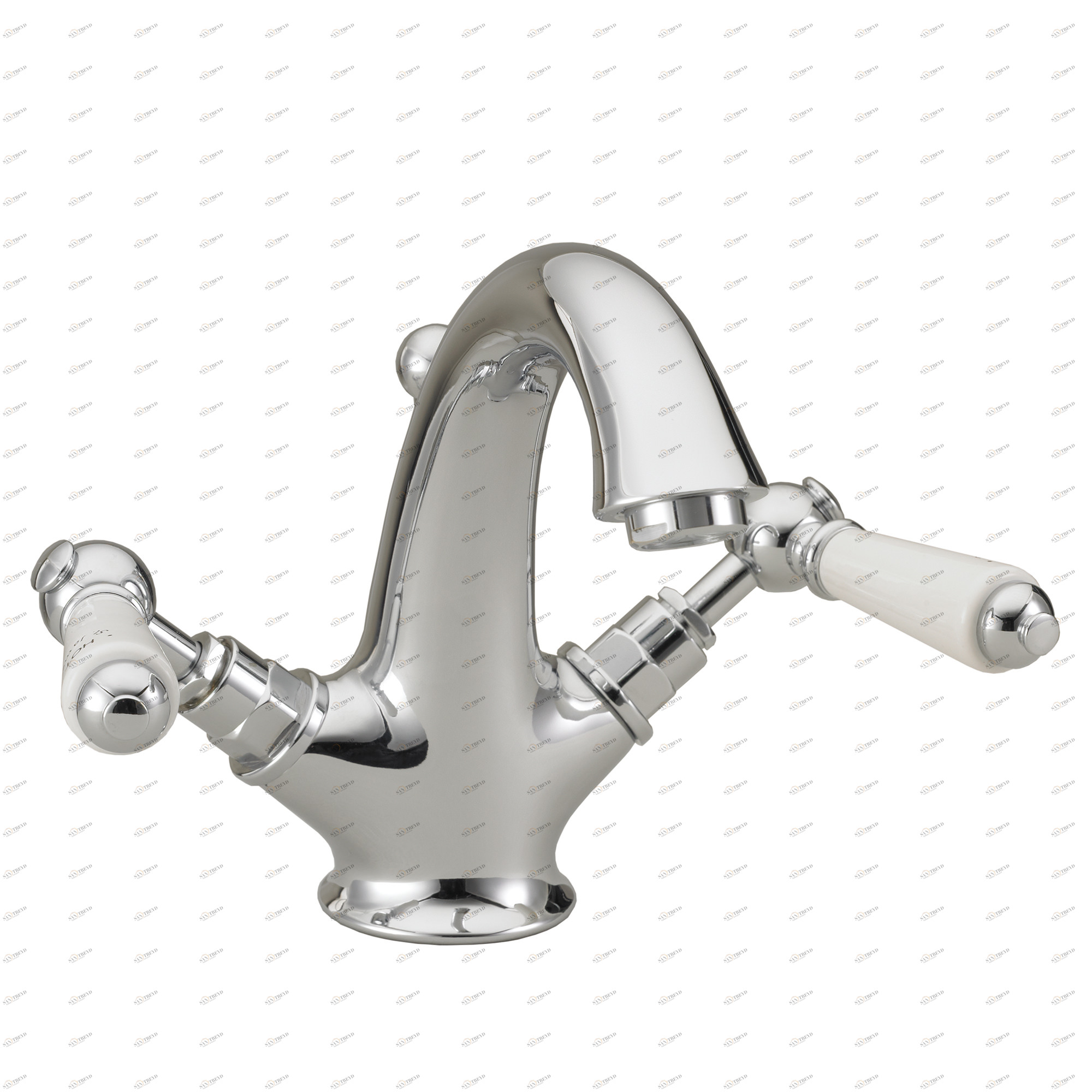 Traditional bathrooms Смеситель для раковины на 1 отверстие ASCOT Tb412.514.nk 