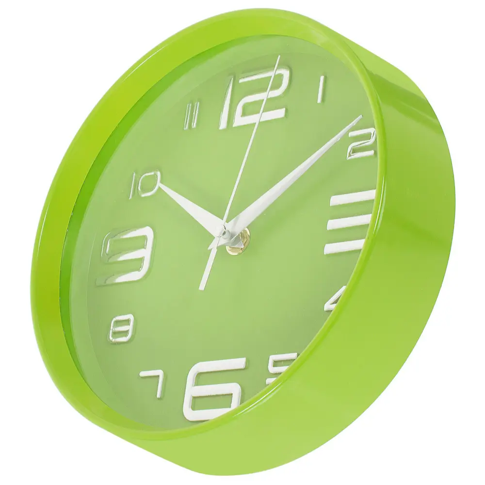 Часы настенные цвет зеленый диаметр 20 см Santreyd STLM-2035721 - Вид №1