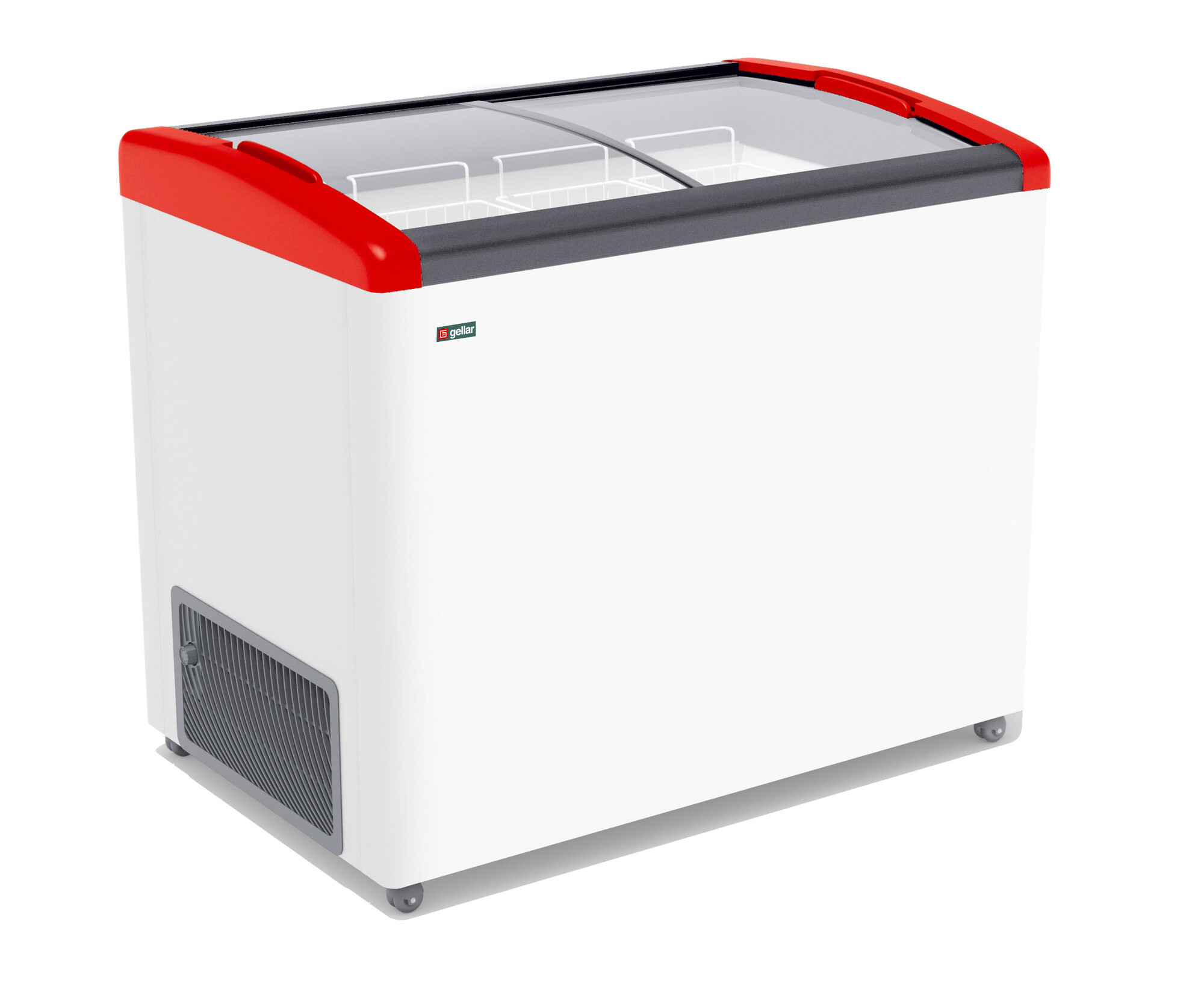 1229607 Морозильный ларь Frostor Gellar FG 375 E белый, красный STDN-0057807