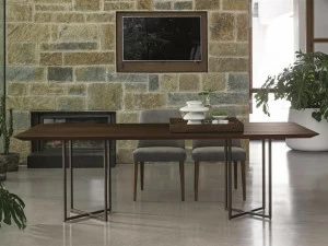 Dall'Agnese Прямоугольный деревянный стол Slash