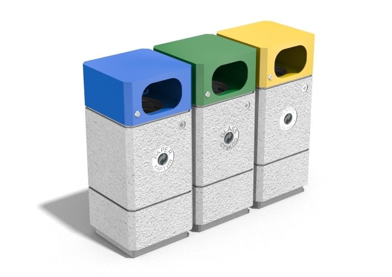 Наружные бетонные стойки для мусора для утилизации отходов ENCHO ENCHEV - ETE 215/216R ARCH-00137152 - Вид №6