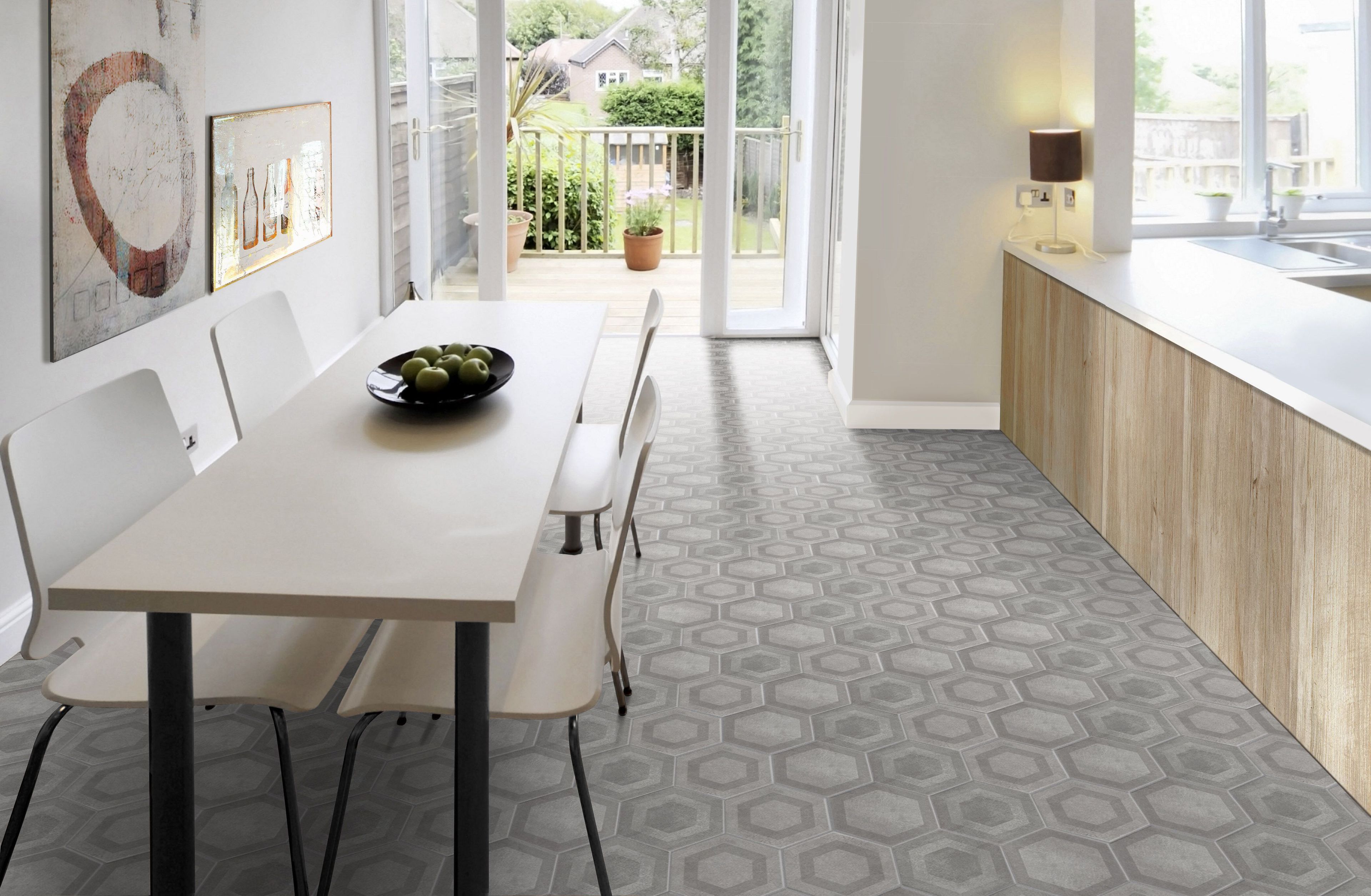 Пол / керамогранит с эффектом цемента KERADOM ESAGONE CEMENTI ARCH-00020918 - Вид №4