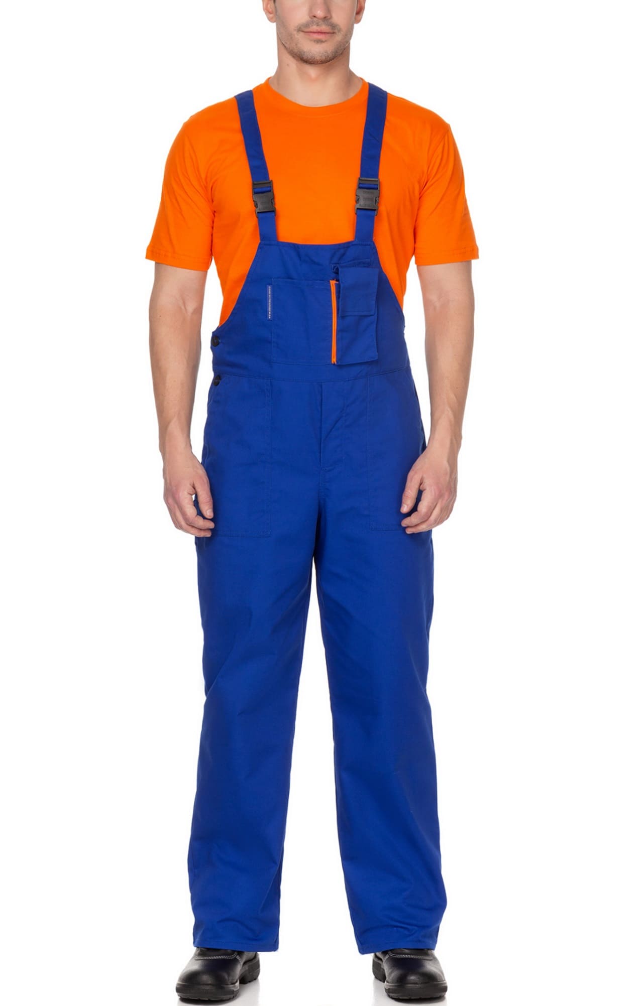 65619 Полукомбинезон "Эксперт-2" василек  Летняя спецодежда  размер 52-54/170-176  - Вид №3