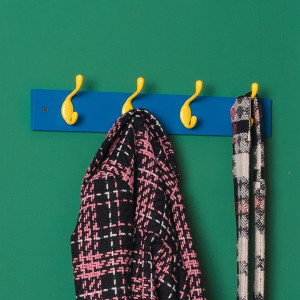 Вешалка для пальто и шапки , 450x70x50 мм, синий LJPS0024 Public Steel Россия