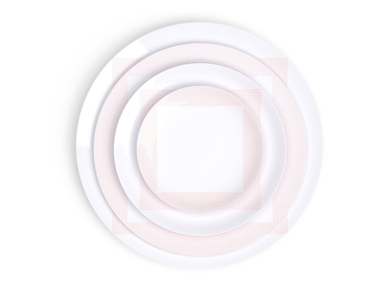 Фарфоровая сервировочная тарелка Non Sans Raison Square ARCH-00146279 - Вид №3