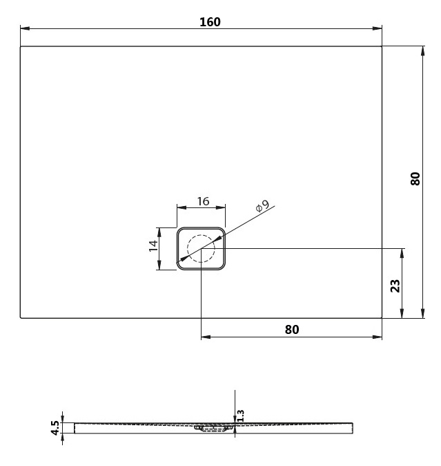 DC200050000000S Поддон Riho Basel Santreyd - Вид №1