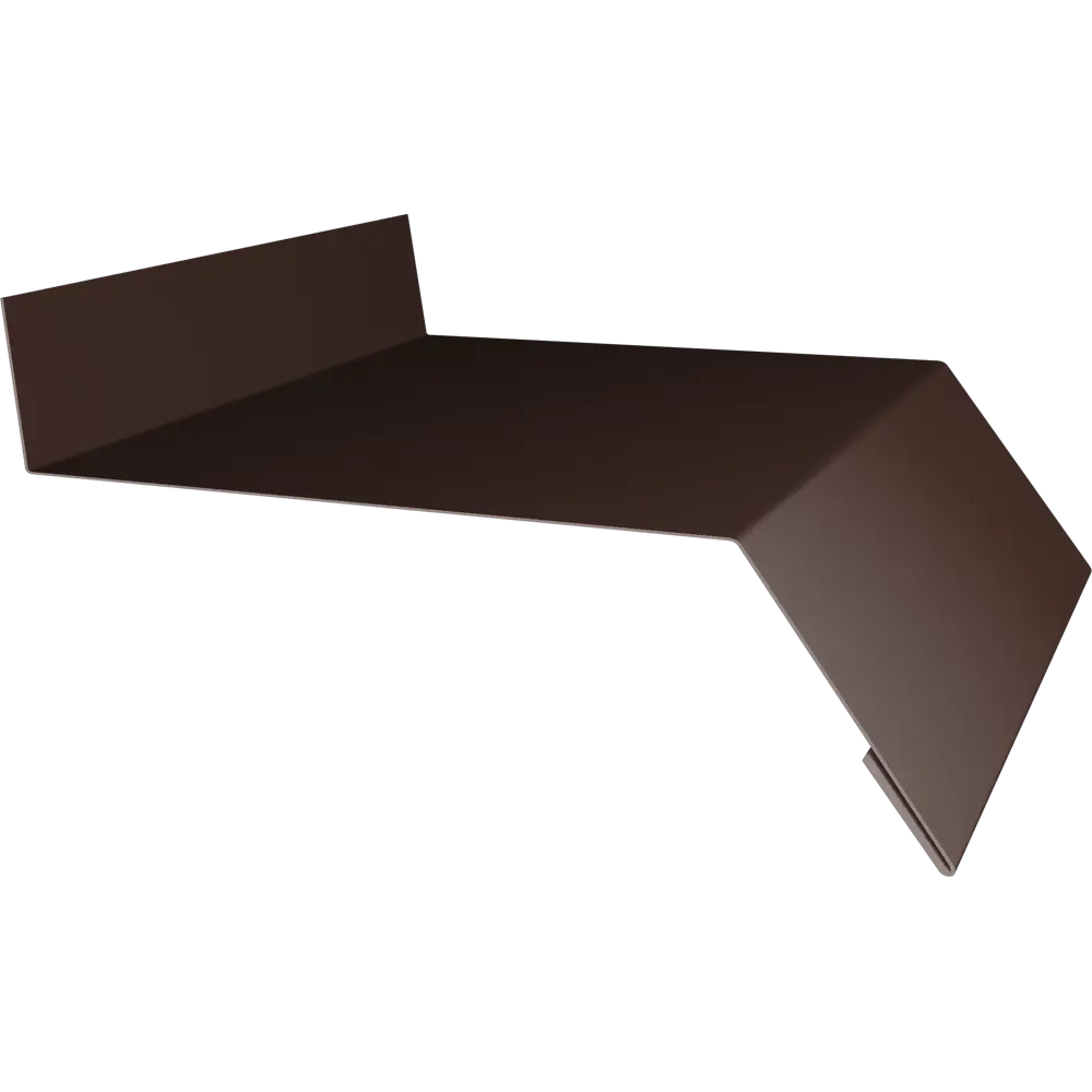 Отлив оцинкованный 100x2000 мм цвет коричневый Santreyd STLM-2032783