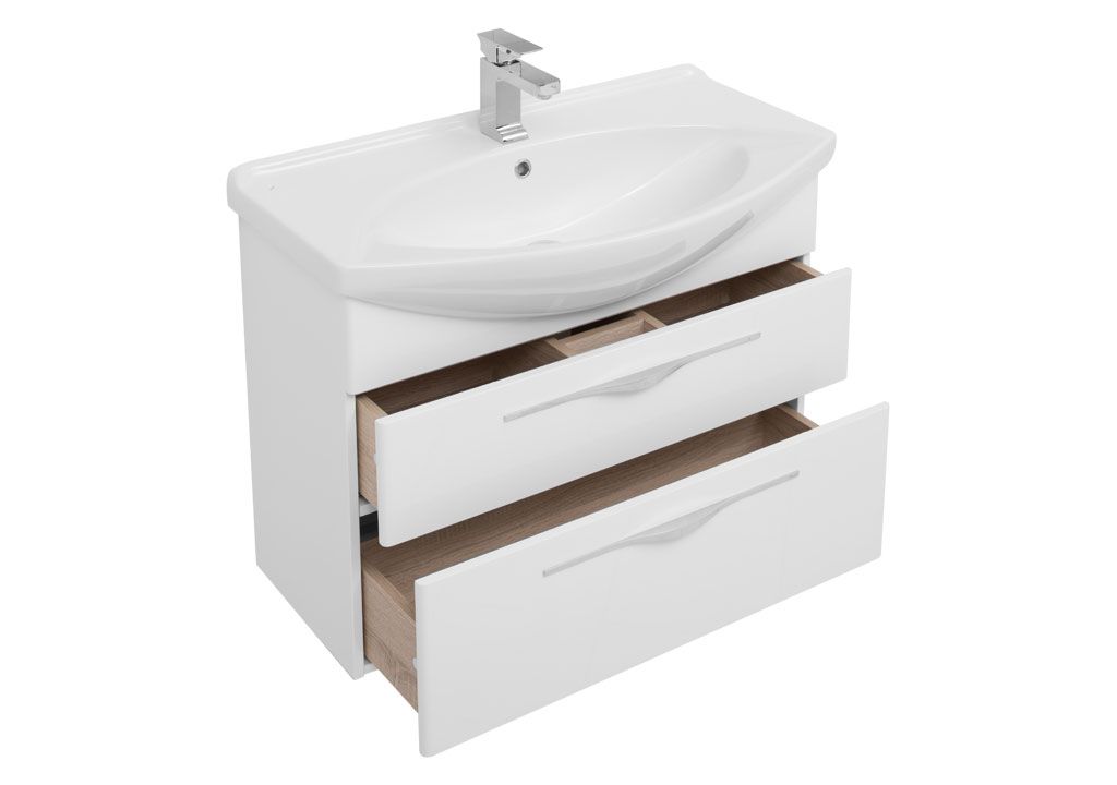 Мебель для ванной Aquanet Ирвин 85 белый 00210254 - Вид №3