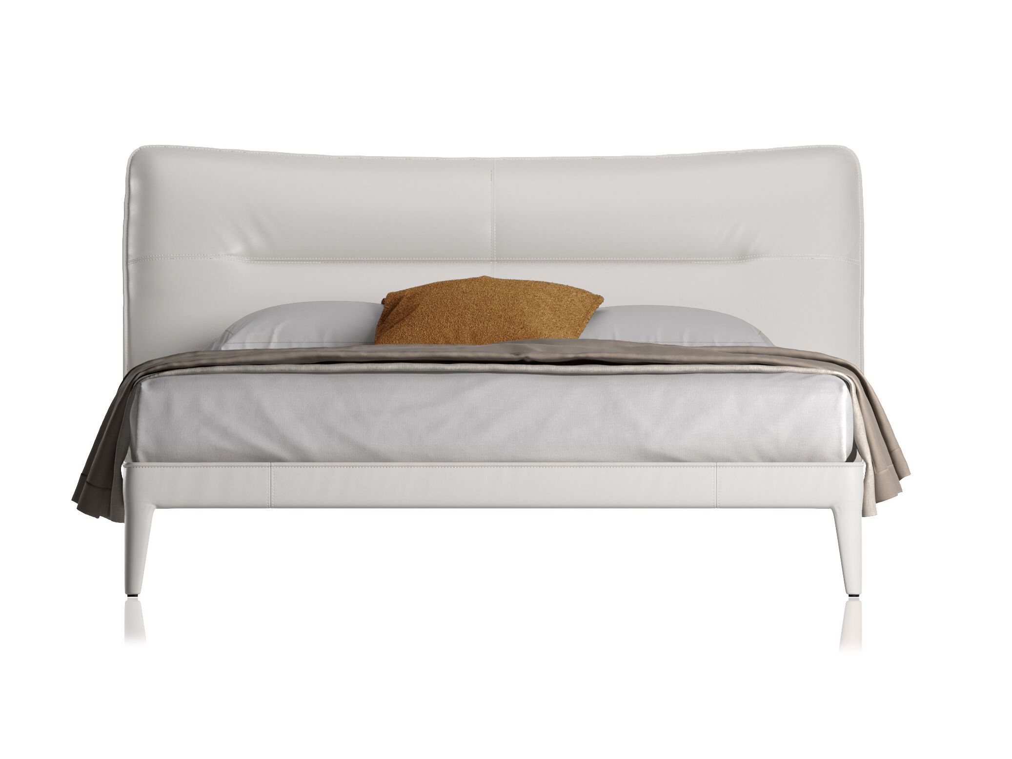 Кожаная двуспальная кровать Natuzzi Italia VENERE ARCH-00067708