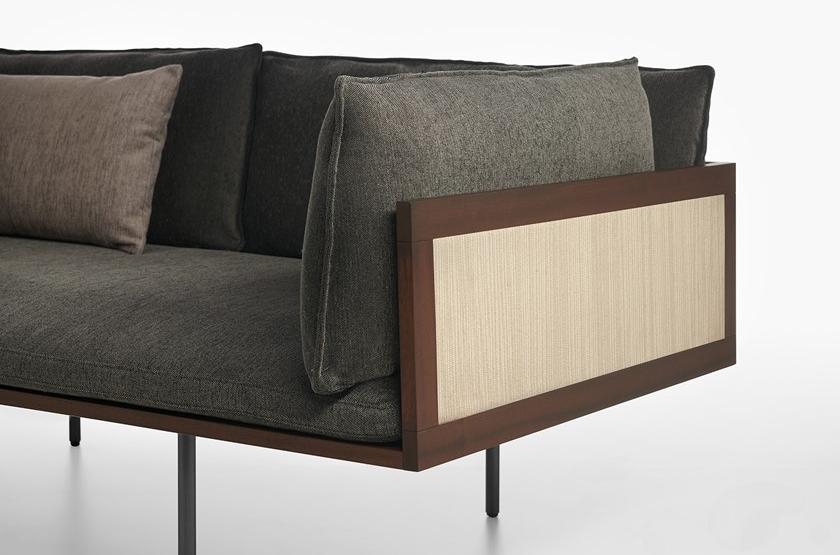 Potocco 3-х местный тканевый садовый диван Loom 880/dr-out - Вид №2