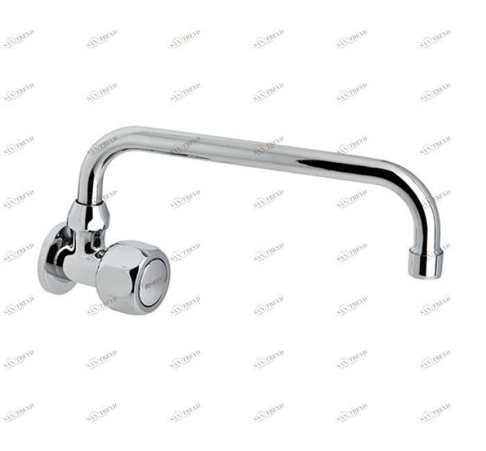 GENEBRE 68093 11 45 66 Wall sink tap with tube spout 24 cm 