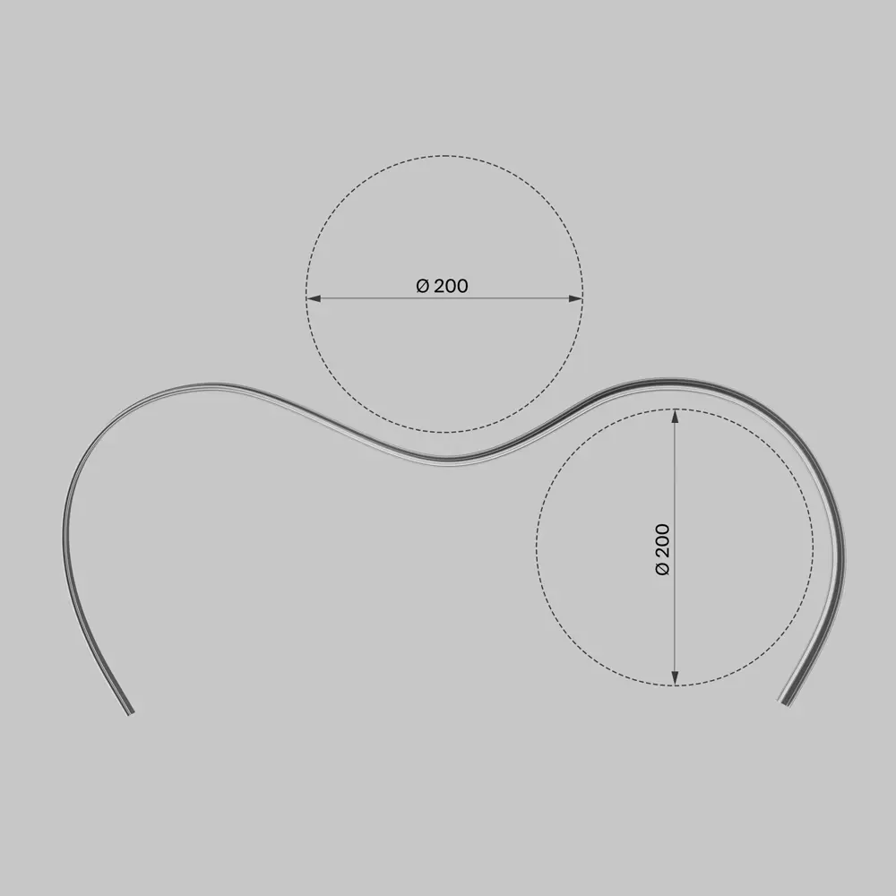 Профиль Maytoni для светодиодной ленты ALM-1806-S-2M алюминиевый 18 мм 2 м накладной STLM-2127487 - Вид №4