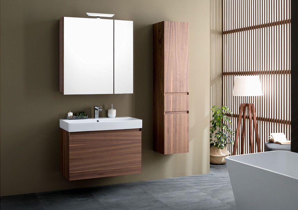 Мебель для ванной Aquanet Нью-Йорк 85 орех 00211661 - Вид №5