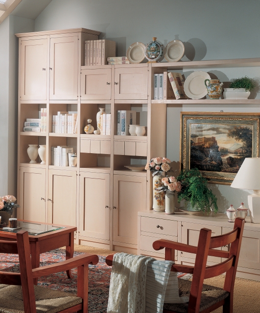 2353 Tifernoit Модульная стена в тонкую полоску Soggiorno 