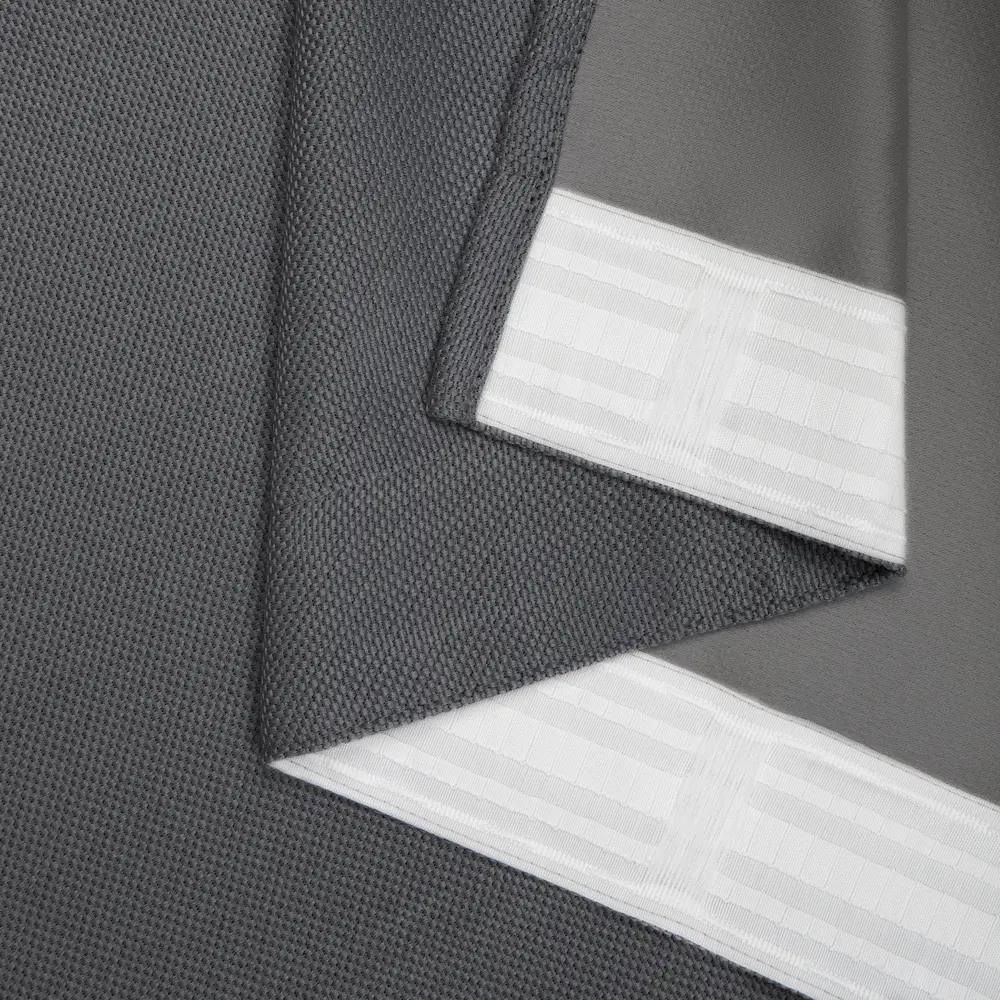 Штора AMORE MIO на ленте 200×280 см темно-серый 89433211 STLM-1579981 - Вид №1