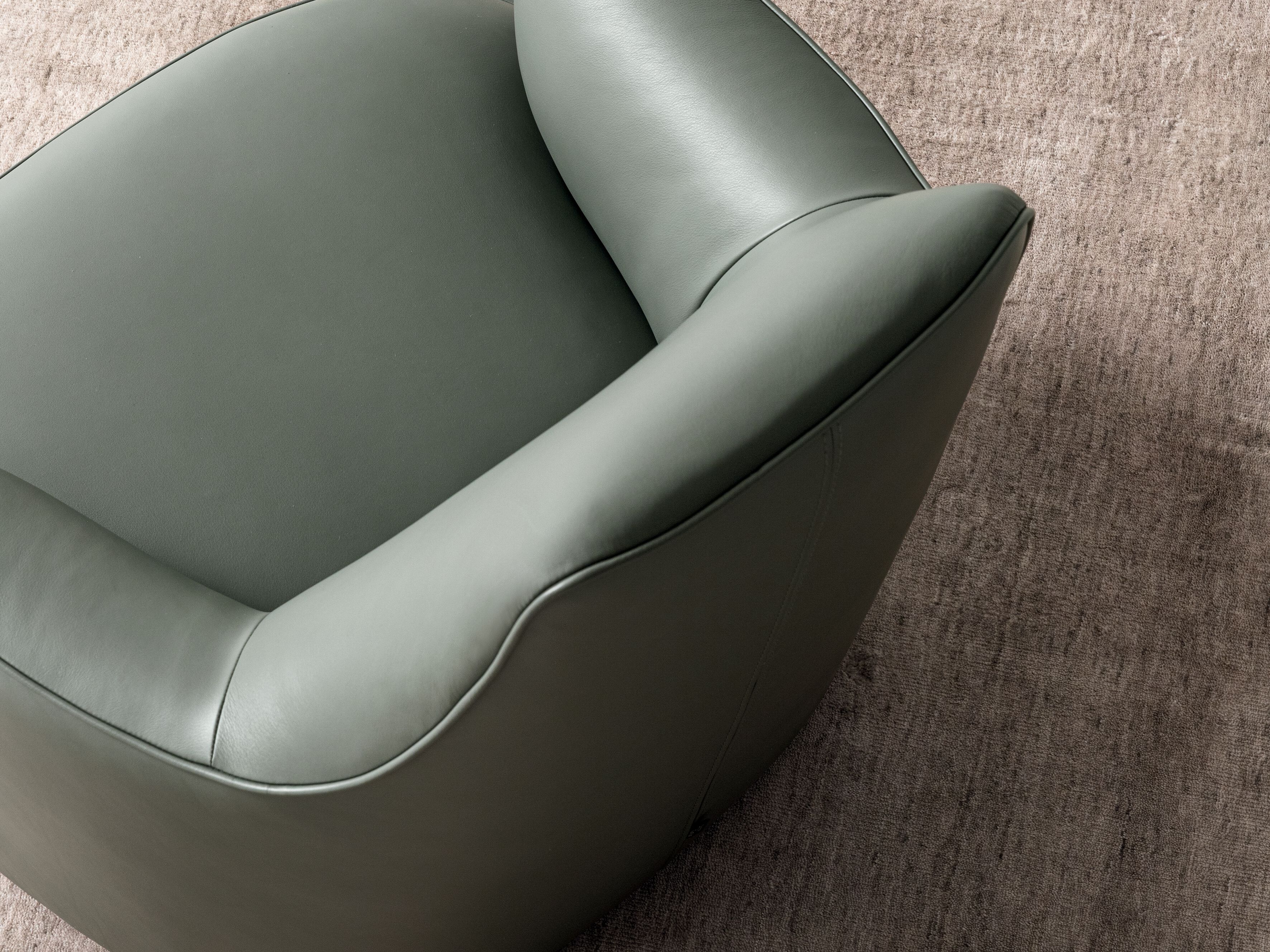 Кожаное кресло с высокой спинкой Ditre Italia LUNA ARCH-00044370 - Вид №2