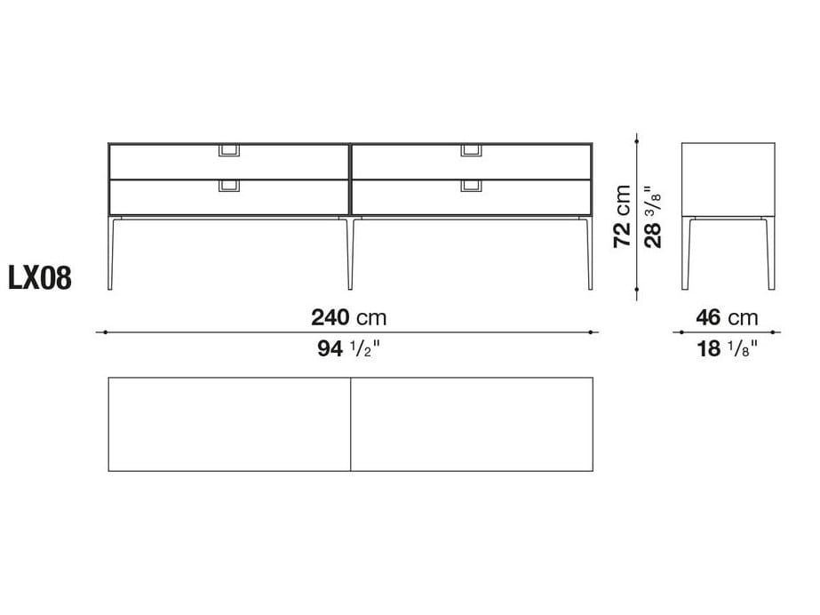 Шкаф с ящиками Maxalto ARCH-00148573 - Вид №8