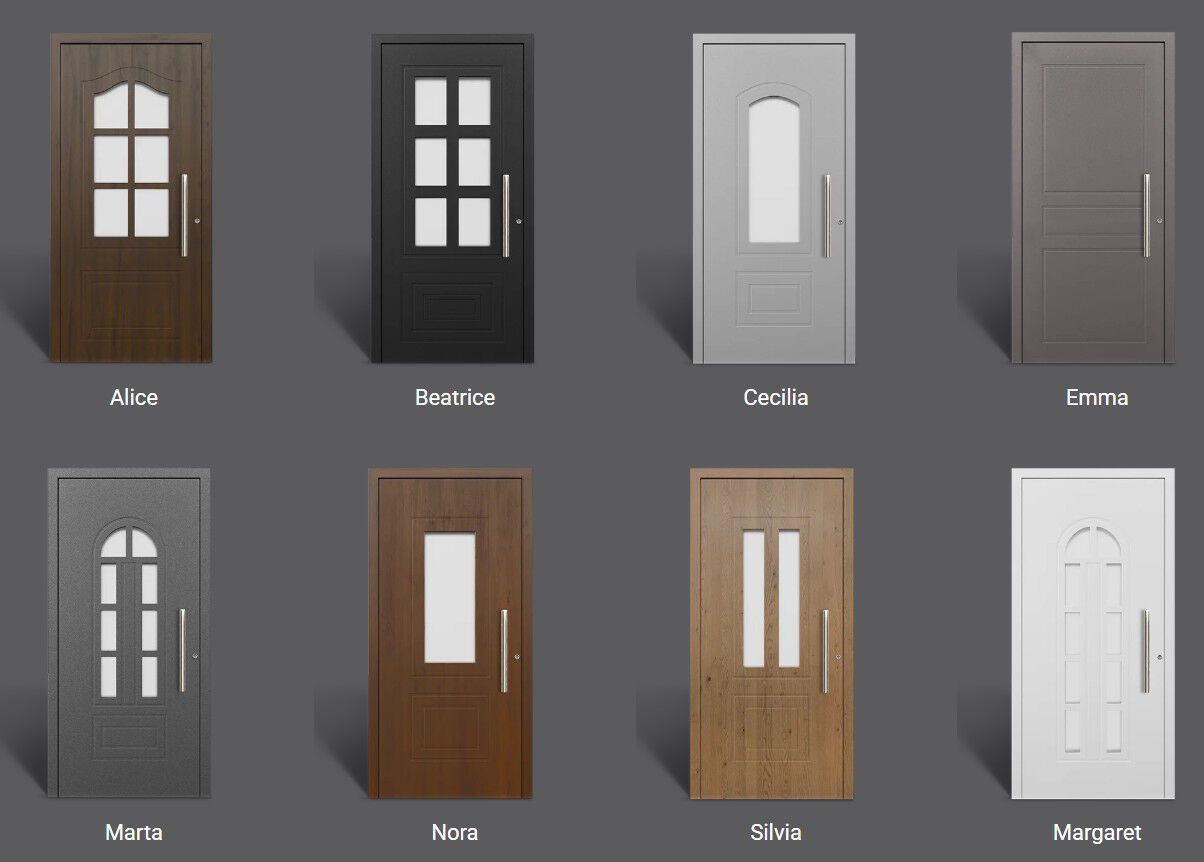 Алюминиевая входная дверь со стеклянными панелями WnD ATRIUM 75 - VINTAGE ARCH-00101671 - Вид №2