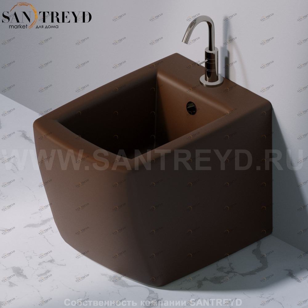 S502107 Биде напольное SQUARE A. e T. Italia AeT ITALIA