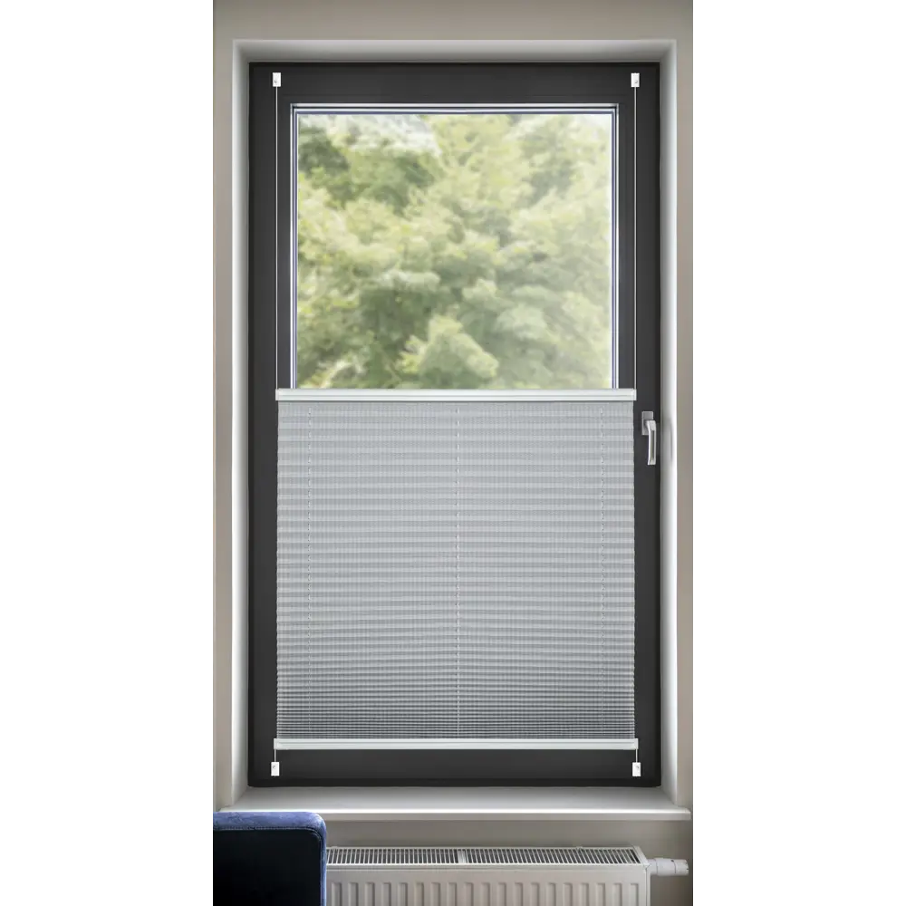 Штора плиссе 52x170 см жаккард серая Santreyd STLM-2124034 - Вид №4