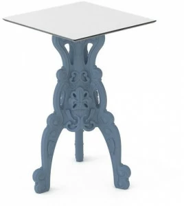 SLIDE Стол полиэтиленовый высокий квадратный по контракту Design of love