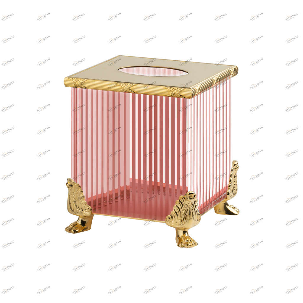 FS10C-652 FS10C-652 Квадратный диспенсер для салфеток ДОЗАТОРЫ ТКАНЕЙ Cristal & Bronze TISSUE DISPENSERS 
