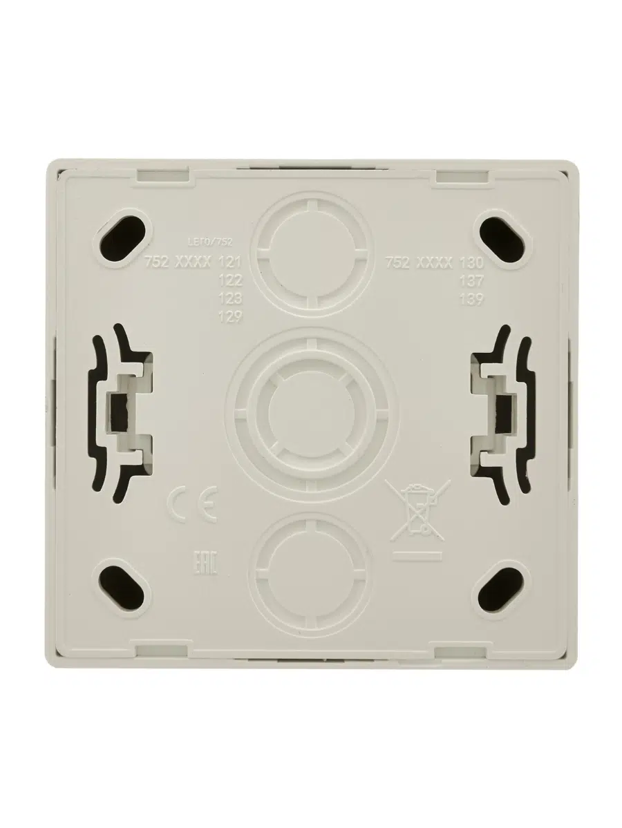 LETO Розетка с/з ПБТ крем LEZARD 752-0300-122B - Вид №2