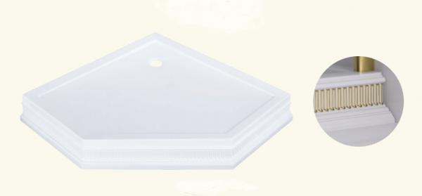 Поддон душевой MIGLIORE Diadema 24586, белый/хром sun-id-684588 - Вид №2