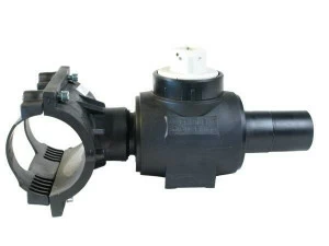 SANIT 16734000018 Anbohrkugelhähne HDPE, 1/4 оборота, для боковой врезки под давлением